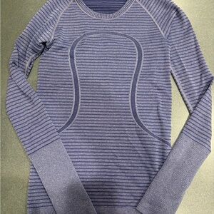 lululemon athletica Striped vintage swiftly tech long sleeve shirt